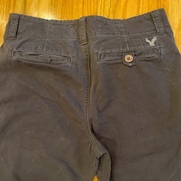 💜 5 for $25 or 3 for $18 American Eagle men’s black khaki straight leg p… - Picture 3 of 8
